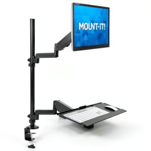 Pavo Sit Stand Monitor Mount Height Adjustable Ergonomic-0