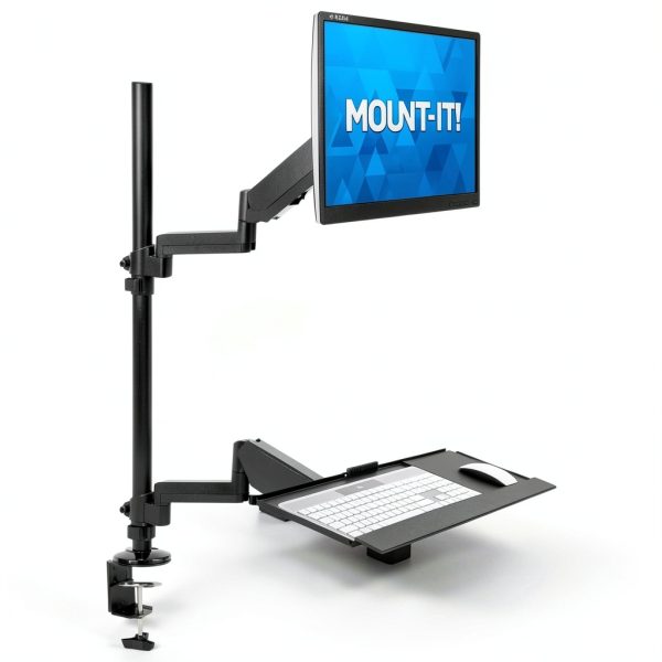 Pavo Sit Stand Monitor Mount Height Adjustable Ergonomic-0