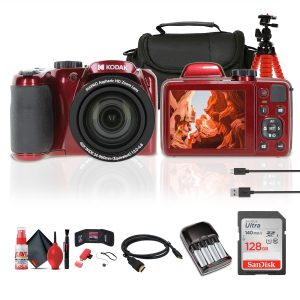 Kodak Pixpro AZ405 Digital Camera Bundle 40x Zoom Red-0