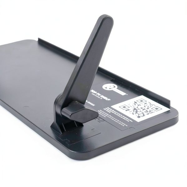 Kickstand Media Console Organize Remotes Speakers Small-4