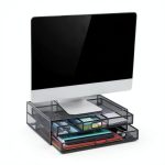 Network Mesh Monitor Stand Organizer Office Home Desk-0