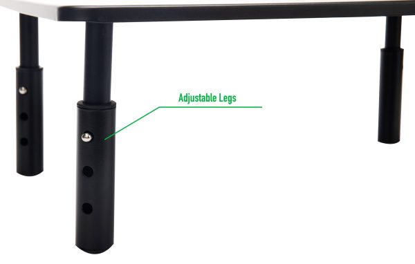 Mind Reader Iron Monitor Stand Ventilated Metal Riser-3