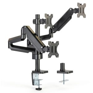 Mount-It Triple Monitor Mount Gas Spring Full Motion Desk-0