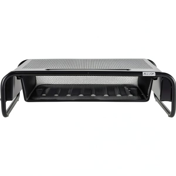 Allsop Monitor Stand Steel Construction Storage Drawer-0
