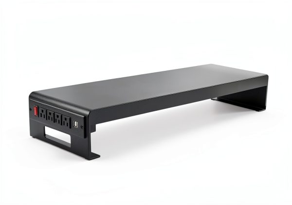 Rocelco DMS Dual Monitor Stand Steel Ergonomic Riser-7
