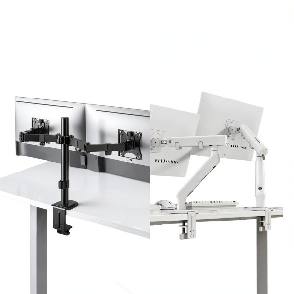 ACGAM Dual Monitor Arm Steel Mount VESA 100x75 Ergonomic-13