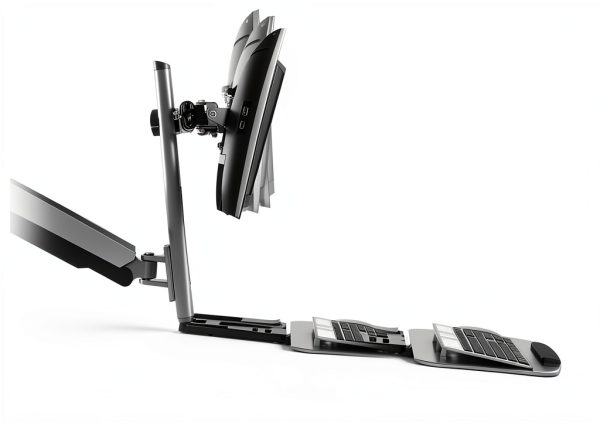 Pavo Dual Monitor Workstation Ergonomic Height Adjustable-7