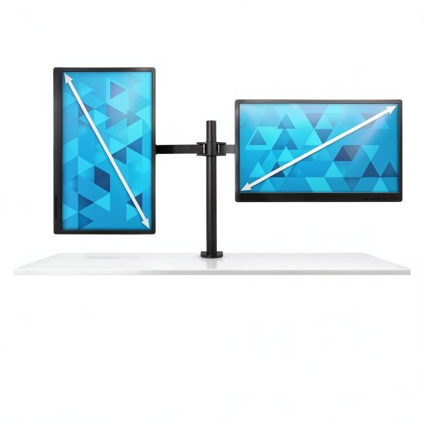 Pavo Dual Monitor Mount Full Motion Ergonomic Desk Stand-2