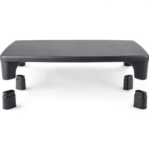 Allsop Monitor Stand Adjustable Height Wooden Platform-0
