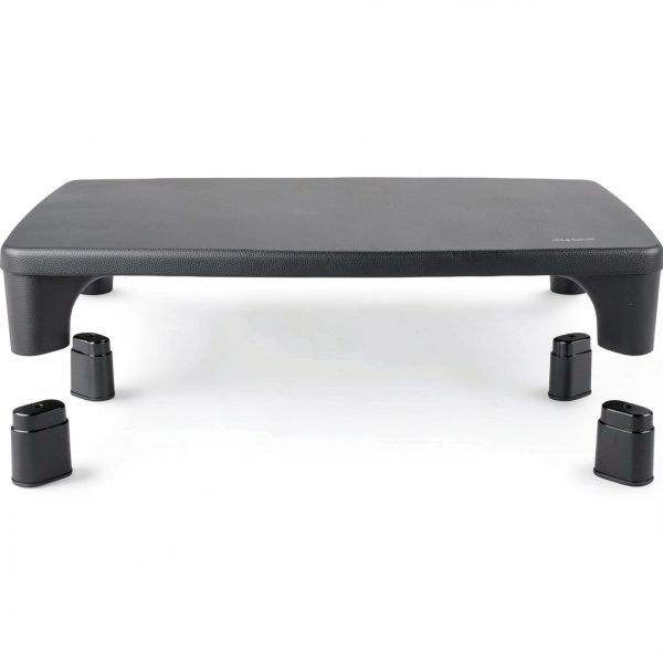 Allsop Monitor Stand Adjustable Height Wooden Platform-0