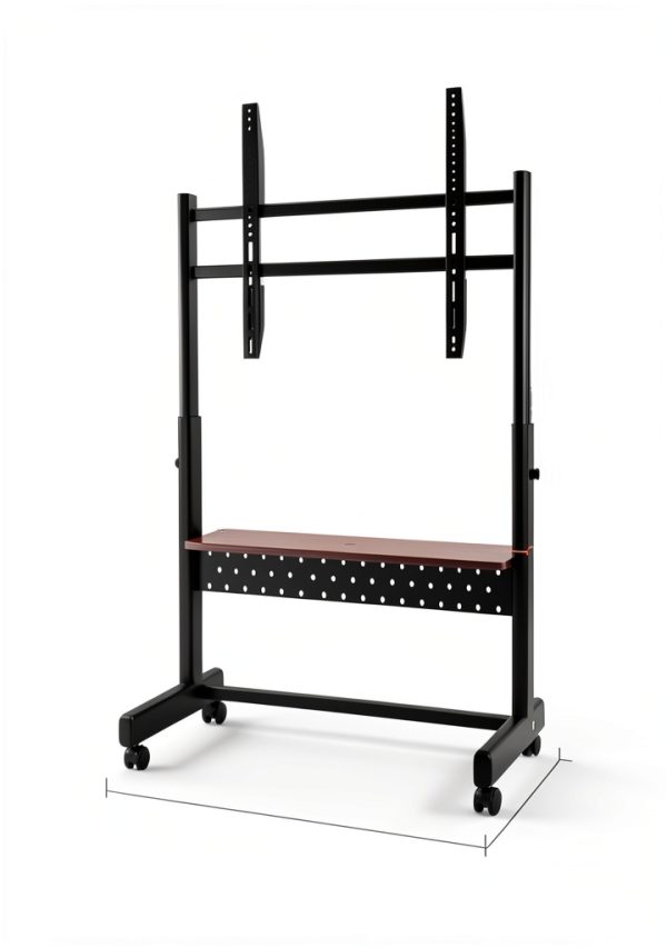 Pavo Universal Rolling TV Stand Steel Mobile Mount Home-6