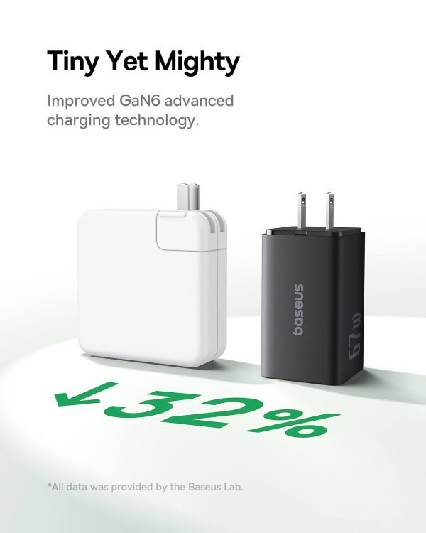 Baseus 67W GaN6 Power Station Detachable Portable Charger-10