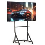 Pavo Monitor Stand Adjustable Height Mobile Gaming TV Mount-0