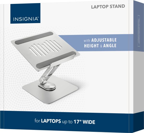 Insignia Laptop Stand Adjustable Height Angle Aluminum Alloy-5