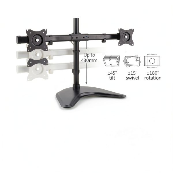 Kensington SmartFit Ergo Freestanding Dual Monitor Stand-1