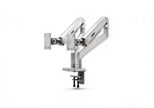 MSI Dual Monitor Stand Heavy Duty VESA Compatible Adjustable-4