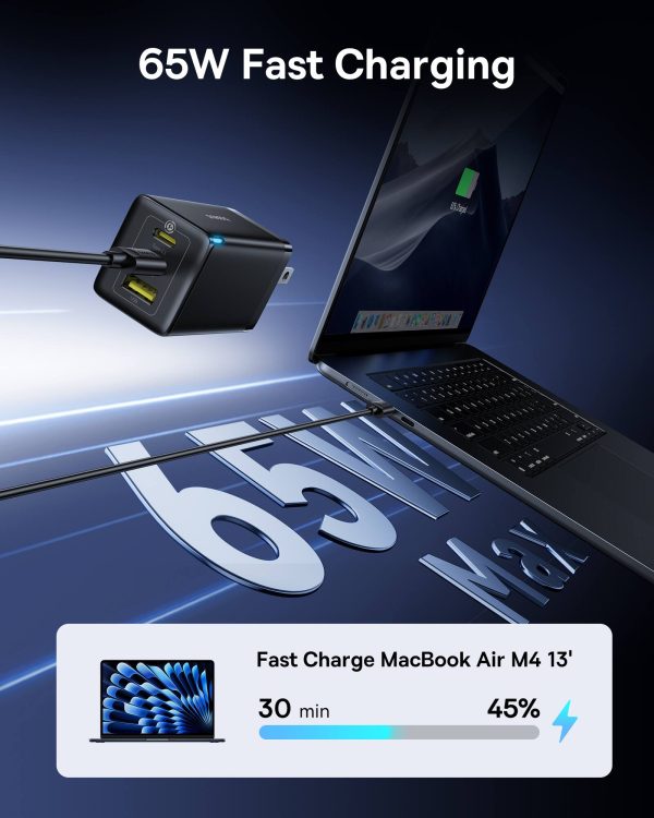 Anker 65W GaN Charger Compact Triple Port Fast Charging-5