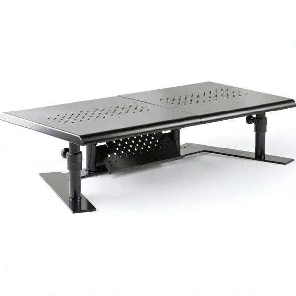 Allsop ErgoTwin Dual Monitor Stand Adjustable Height Metal-2