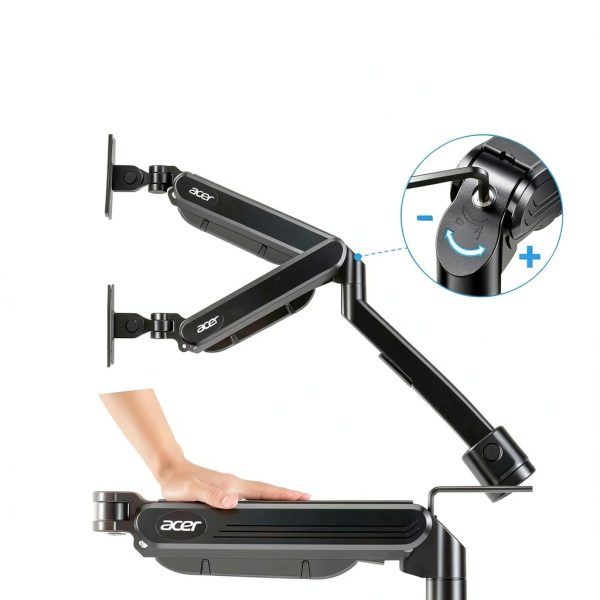 Acer Monitor Mount Ergonomic Full Motion Adjustable Arm-5