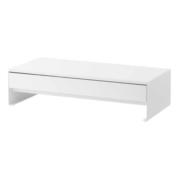 Pavo Monitor Stand Black White Gaming Controller Storage-12