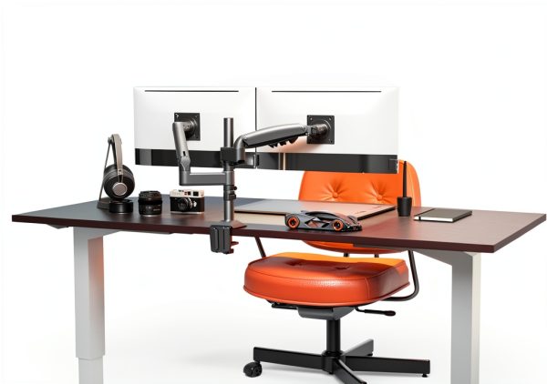 Pavo Dual Monitor Arm Ergonomic Adjustable Desk Mount-1