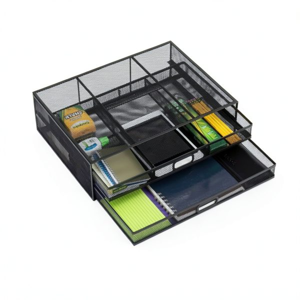 Network Mesh Monitor Stand Organizer Office Home Desk-7