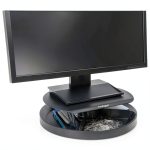 Kensington Monitor Stand Ergonomic SmartFit Spinning Storage-0
