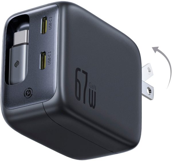 BPS 3 Port Fast Charger AI Power Foldable Travel Adapter-1