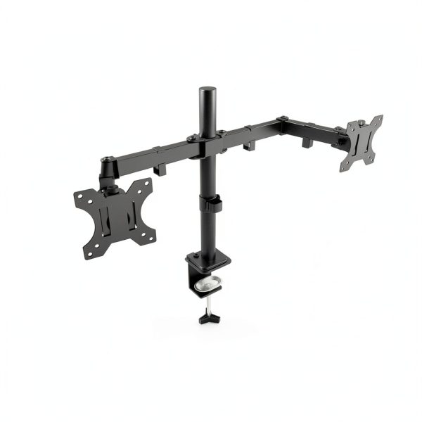 Dual Monitor Arm Heavy Duty Steel Desk Mount for 32 Inch-3