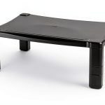 Kantek Monitor Stand Adjustable Height Black Desk Riser-0