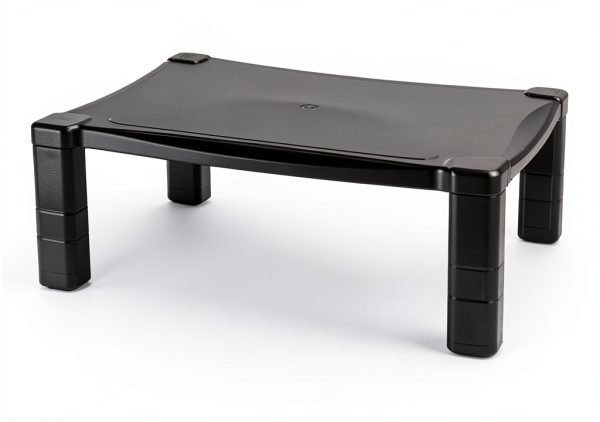 Kantek Monitor Stand Adjustable Height Black Desk Riser-0