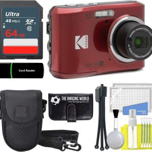 Kodak Pixpro FZ45 Digital Camera Bundle 16MP 4X Zoom-0
