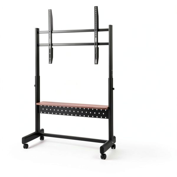 Pavo Universal Rolling TV Stand Steel Mobile Mount Home-7