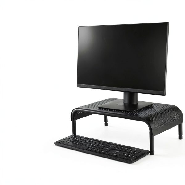 Staples TECH Steel Monitor Stand Ergonomic Adjustable Height-1