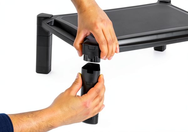 Adjustable Monitor Stand Ergonomic Desk Riser with Storage-9