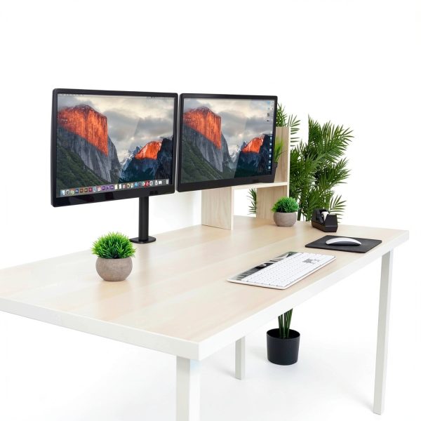 Pavo Dual Monitor Mount Full Motion Ergonomic Desk Stand-1