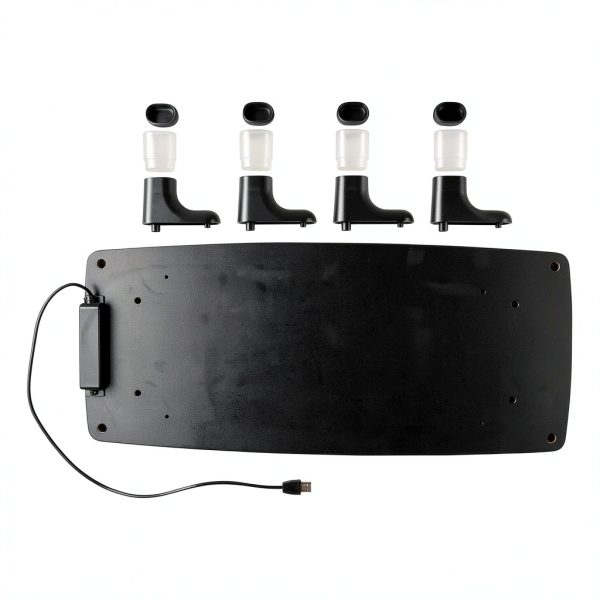 Monitor Stand with USB Hub Height Adjustable MS100B Black-6
