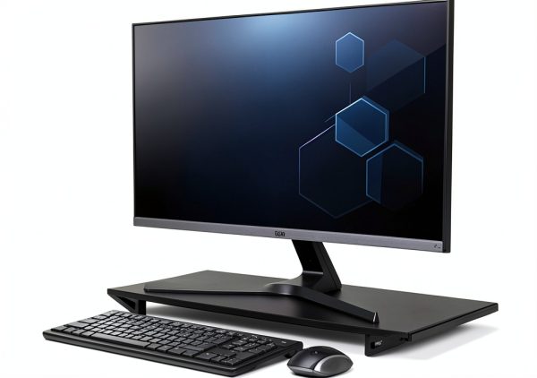 Allsop Monitor Stand Adjustable Height Ergonomic Black-5