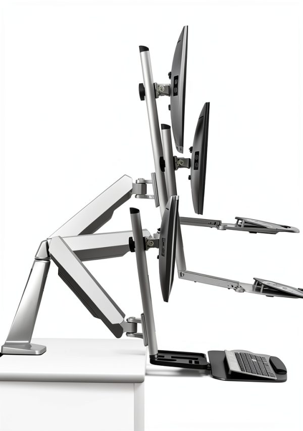 Pavo Height Adjustable Workstation Gas Spring Arm Ergonomic-4