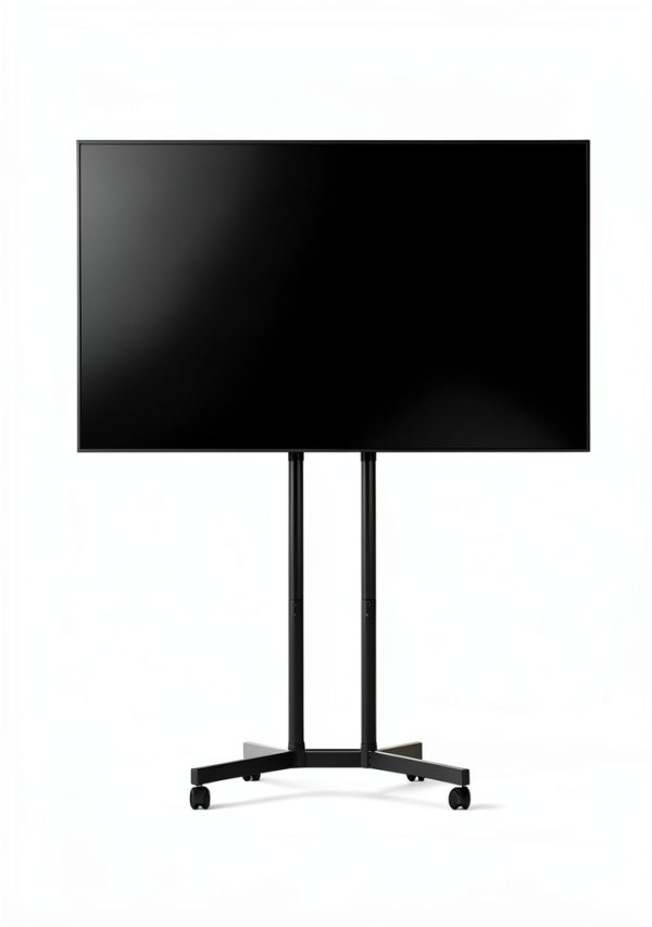 Pavo Universal Rolling TV Stand Steel Mobile Mount-1