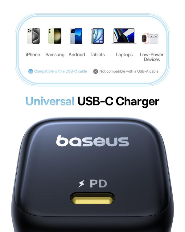 Baseus PicoGo 45W USB C Fast Charger Compact PD3.0-7