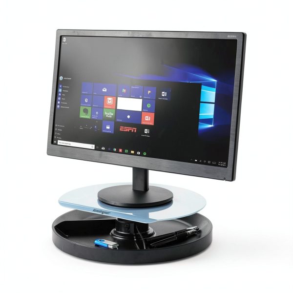 Kensington Monitor Stand Ergonomic SmartFit Spinning Storage-7