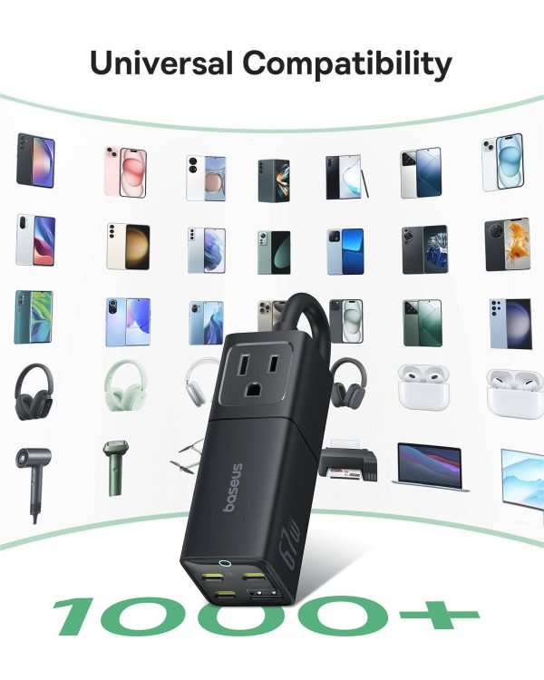 Baseus 67W GaN6 Power Station Detachable Portable Charger-4