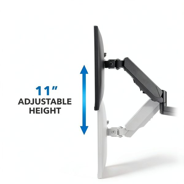 Mount-It Monitor Wall Mount Gas Spring Arm Height Adjustable-3