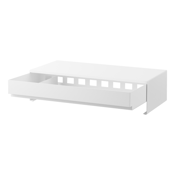 Pavo Monitor Stand Black White Gaming Controller Storage-13