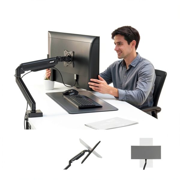 Acer Monitor Mount Ergonomic Full Motion Adjustable Arm-2