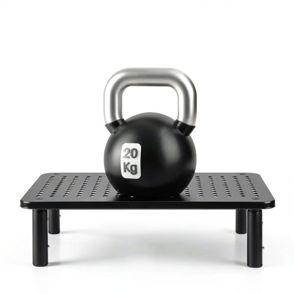 Furwoo Monitor Stand Height Adjustable Metal Platform Black-2
