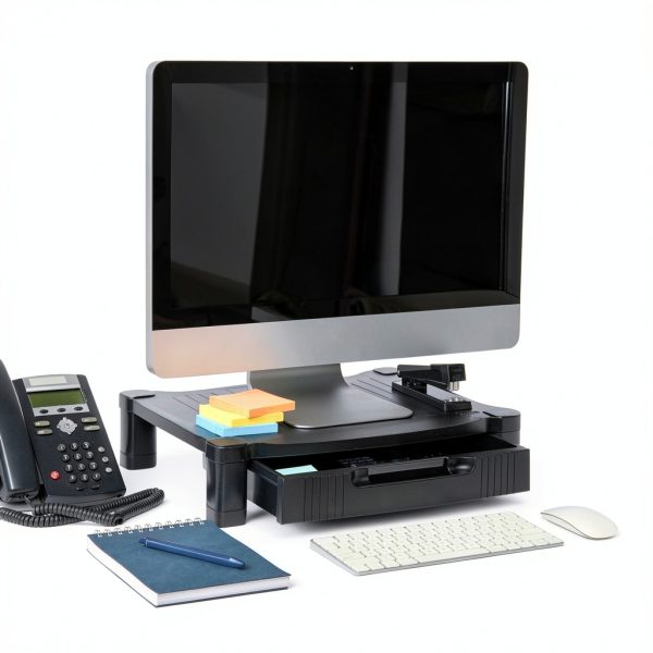 Anchor Collection Monitor Riser Ergonomic Design Storage-1