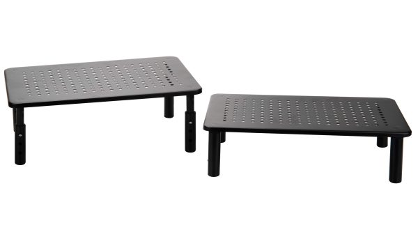 Mind Reader Iron Monitor Stand Ventilated Metal Riser-0