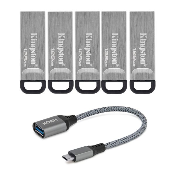 SanDisk 128GB Flash Drive Metal Design High Speed Storage-0